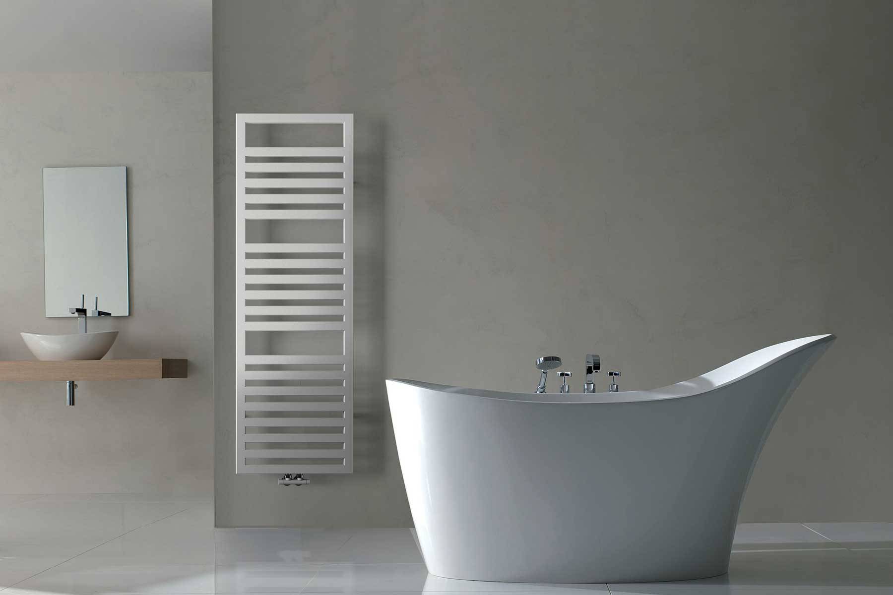 heated towel rail URBINO_white_ambiance_white-bathroom